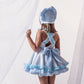 Ela Baby blue star dress set