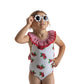 Raspberry Seychelles swimsuit
