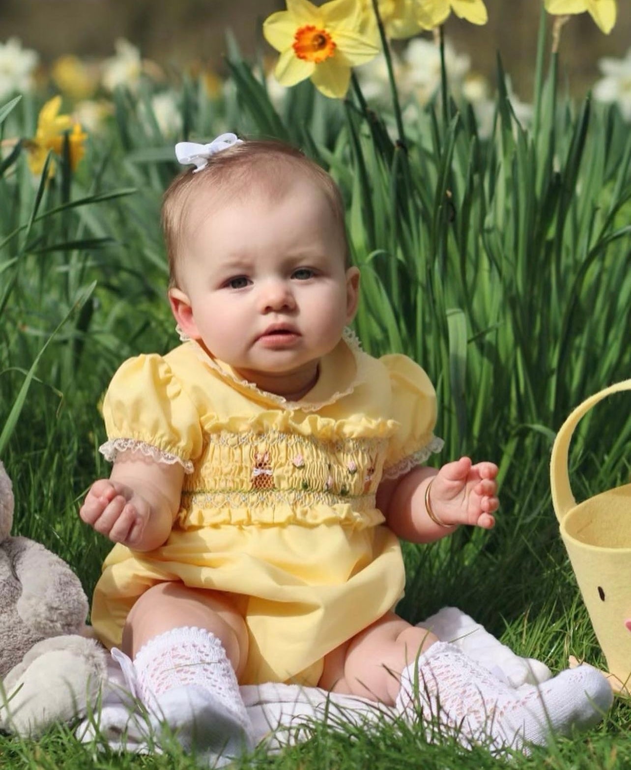 Baby girl easter discount romper