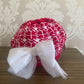22263 BERET RED/WHITE