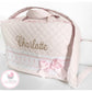 Personalized baby bags.